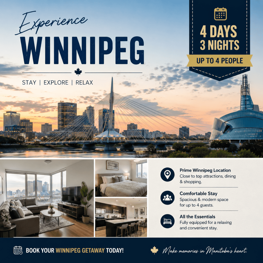 The Fairmont Winnipeg — 4D/3N Winnipeg